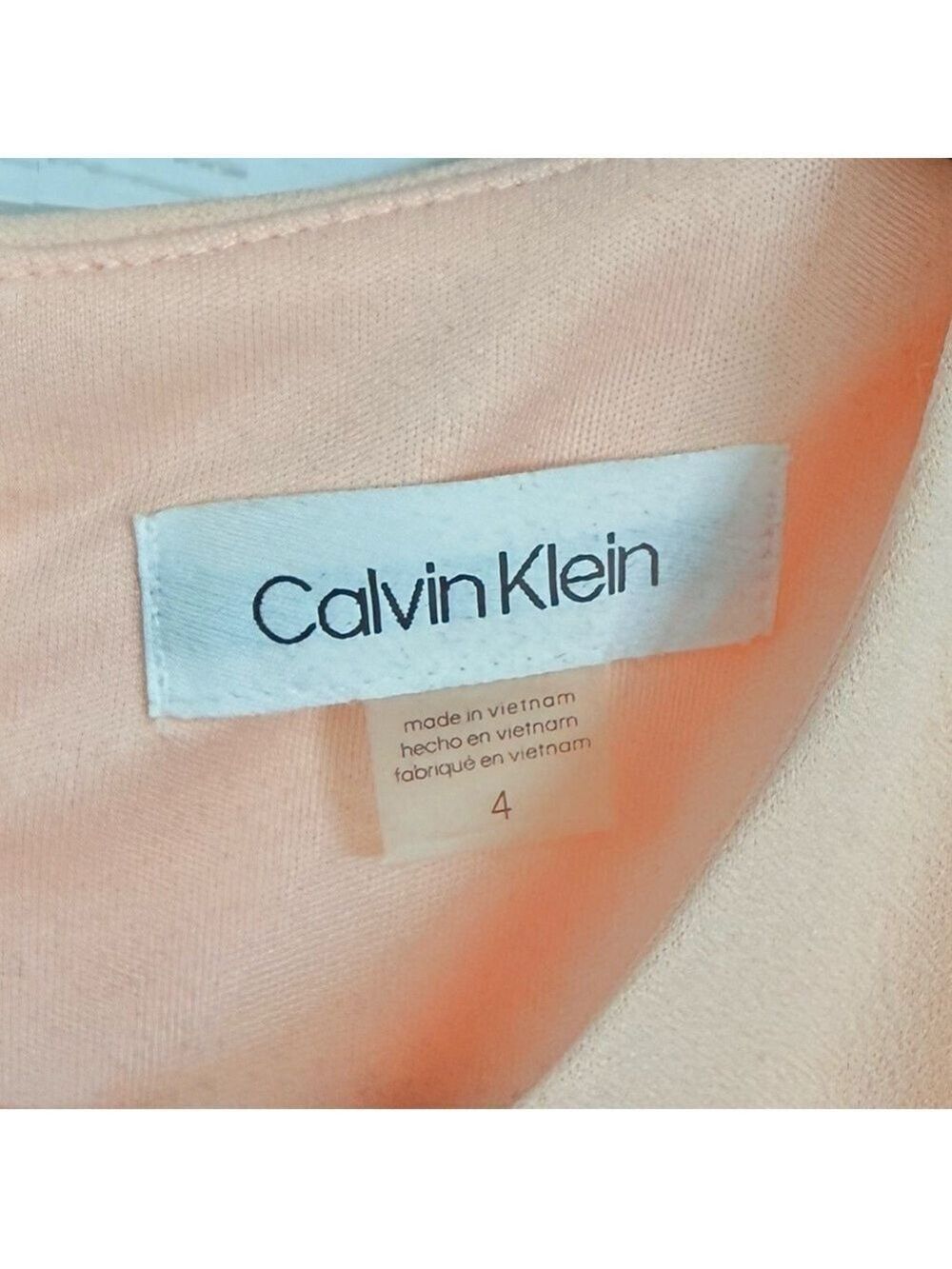 Calvin Klein Women’s Tri-Color Sleeveless Dress. Size 4 - Picture 8 of 9